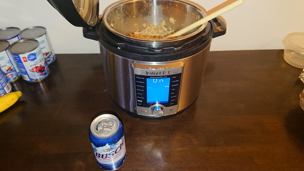 I Added A Can Of Beer. You Can Use Anything You Like - Even Just Plain Water - Just Remember To Keep Mixing And Scraping The Bottom Of The Pot